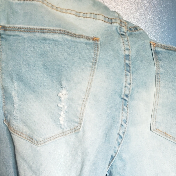 ,****sold***Revamped distressed overalls - Picture 3 of 4